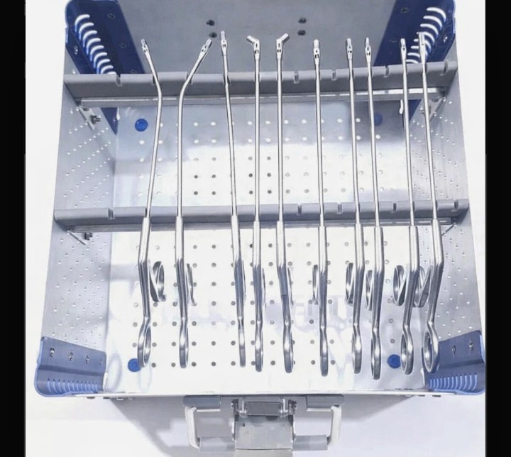 Arthroscopy Forceps Set of 10 Pcs With Sterilization Box Knee Arthroscopy