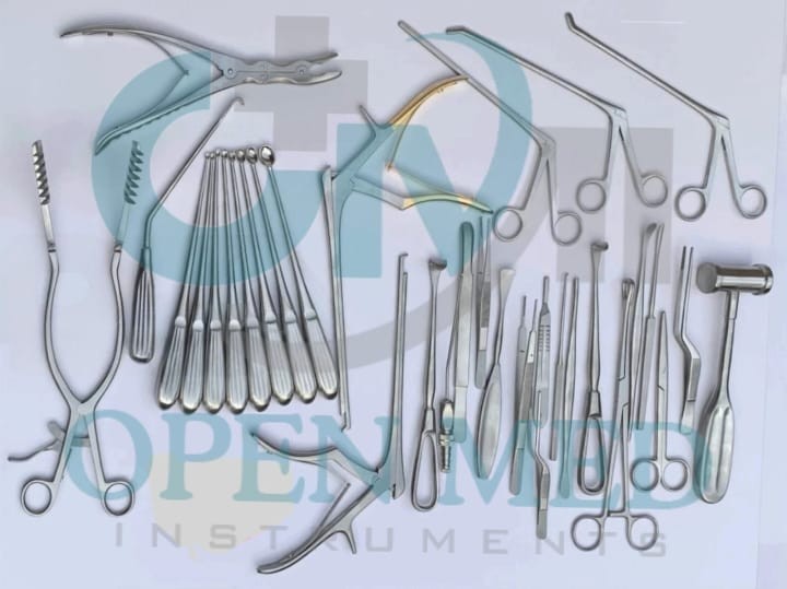 Laminectomy Orthopedic Set of 33 Pcs for Bone Surgery Surgical Instruments