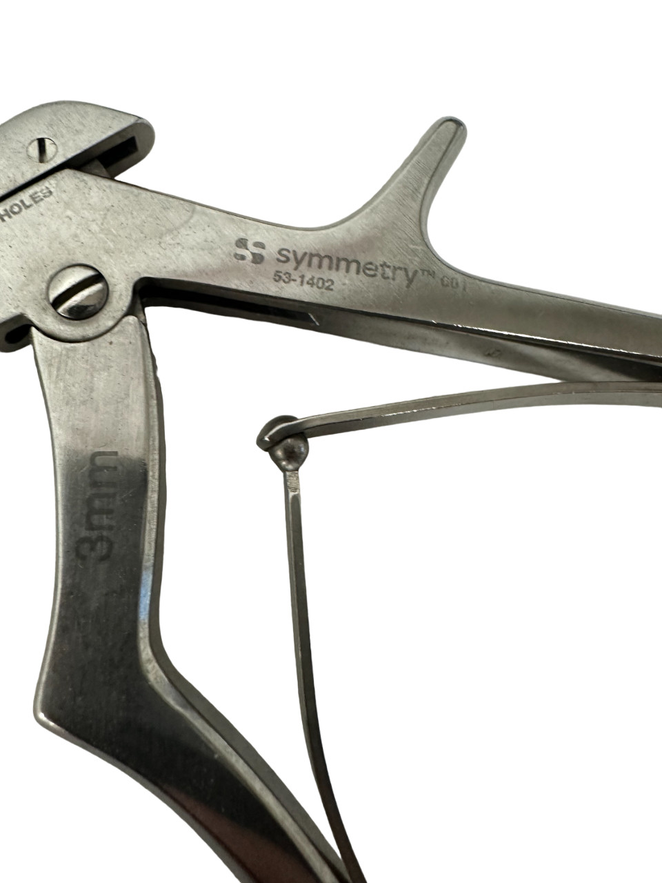 Codman Symmetry 53-1402 Kerrison Rongeur, 40° Up, 3 mm, 7″