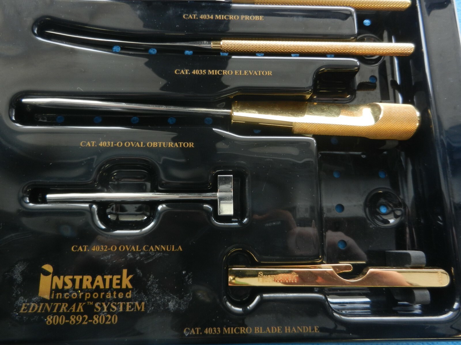 Instratek Surgical Edintrak Instrument Set W/ Case 4010