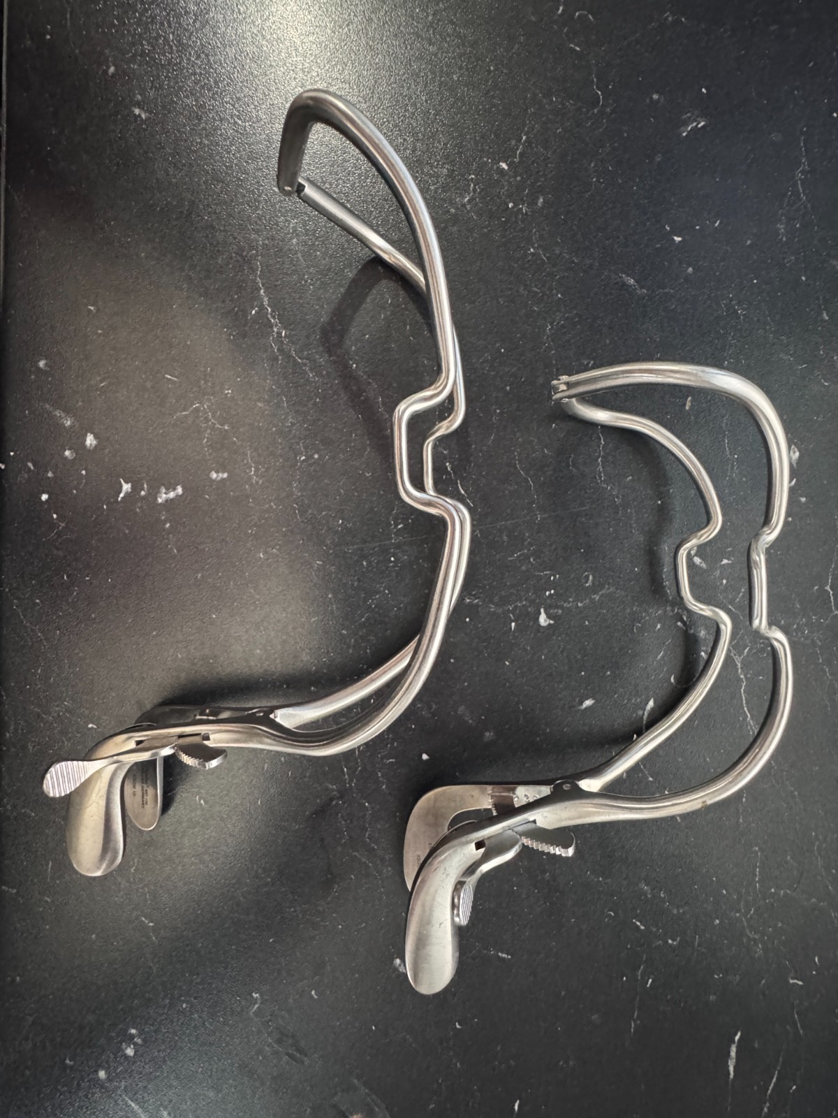 V. Mueller Surgical ENT Jennings Mouth Gag MO100 & MO102 Set of 2