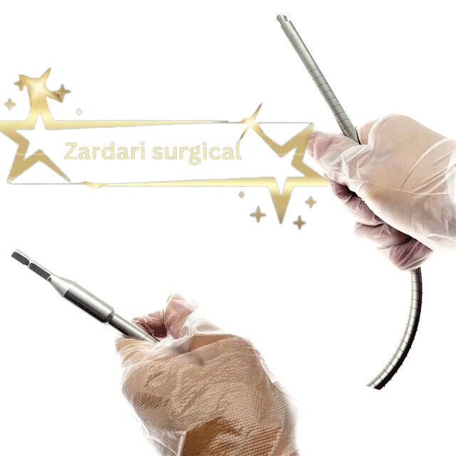 Stainless Steel High Qty 8PCS Flexible Reamer Instrument Set Surgical orthopedic