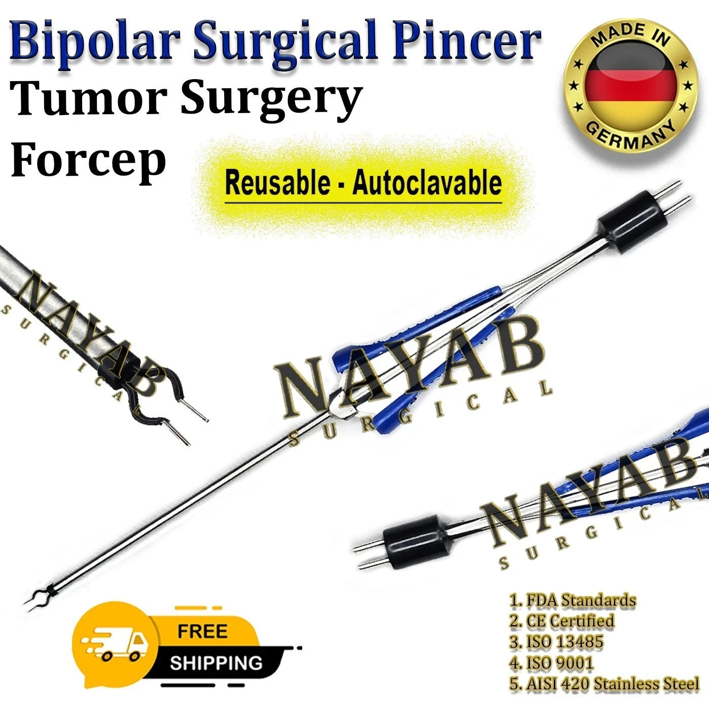 Bipolar Surgical Pincer – Transsphenoidal Pituitary Tumor Surgery Forcep