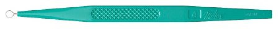 IntegraMiltex Dermal Curettes Flat Handle 5.5″ Stainless 4mm Tip Round Loop Tip
