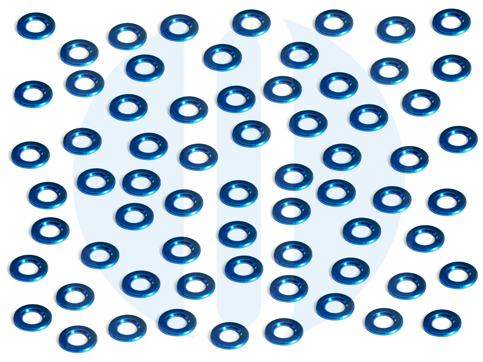 4.0mm Titanium Washers 100 Pcs Set Precision Hardware Components