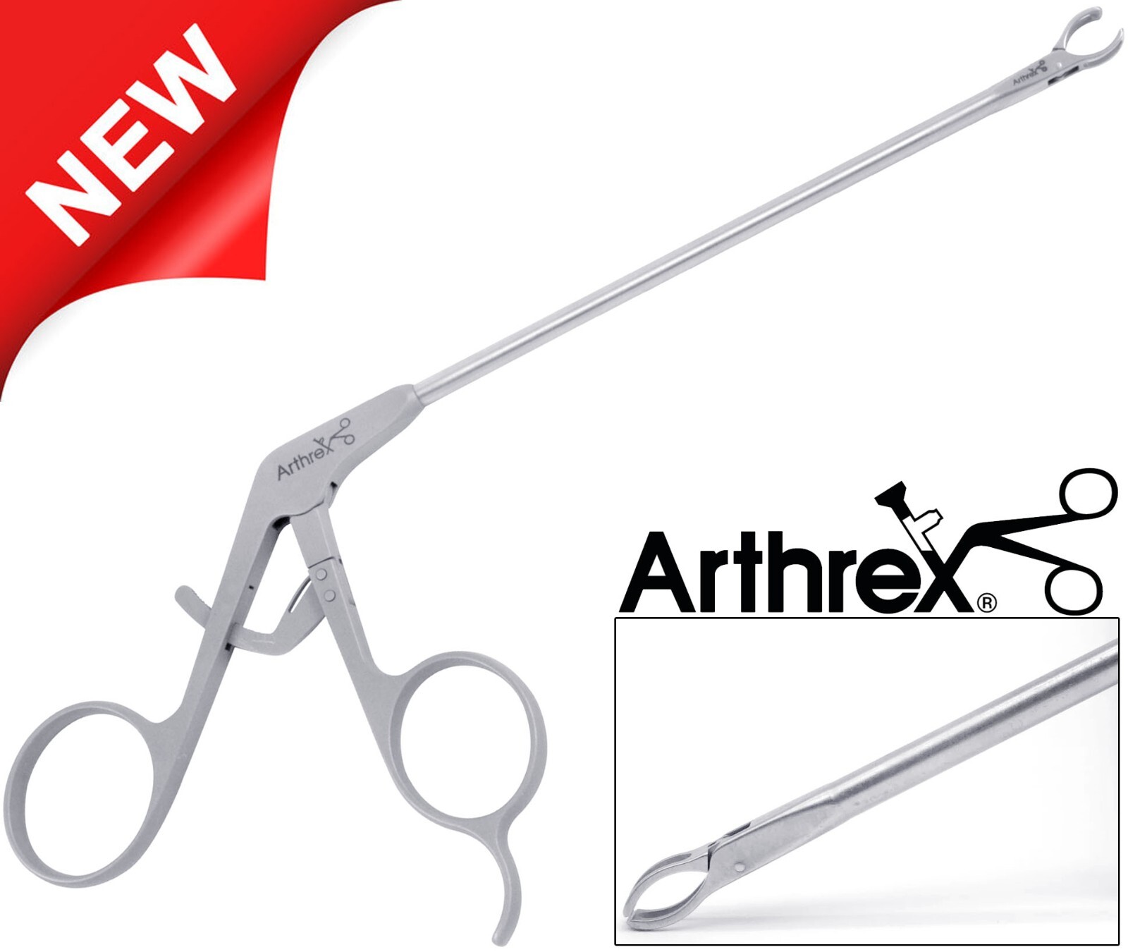 Arthrex AR-13400SR ACL/PCL Graft Passing Forceps w/ SR Handle 6.5″