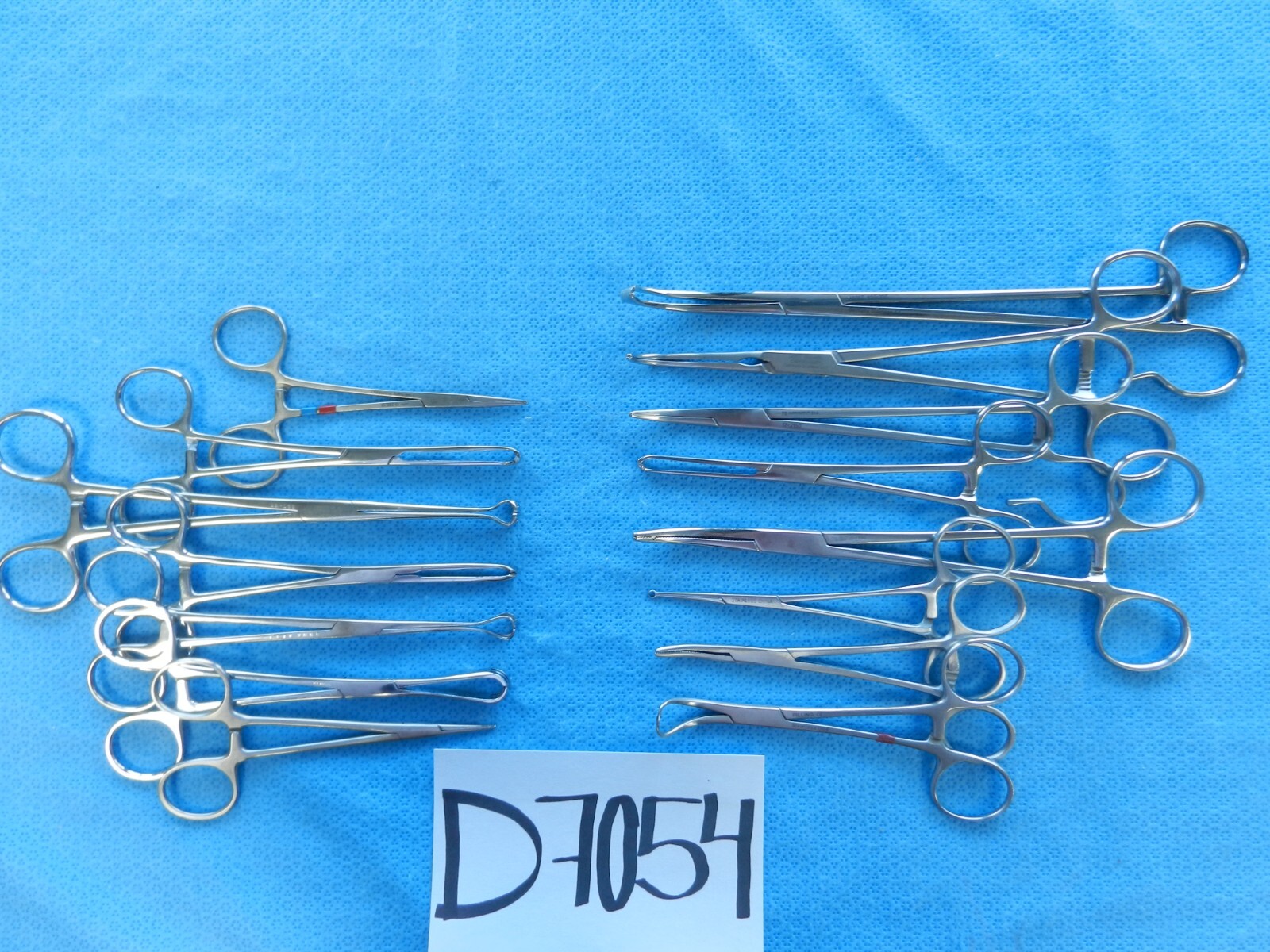 D7054 Jarit Pilling Weck Symmetry Surgical Forceps Lot of 15 13-19cm