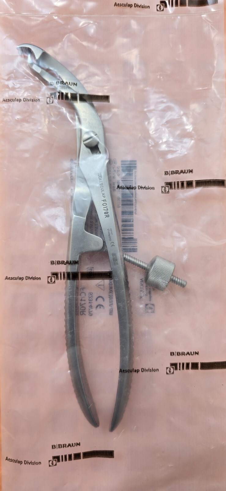 Aesculap F0170R Orthopedic Verbrugge Bone Holding Reduction Forceps 7.5″
