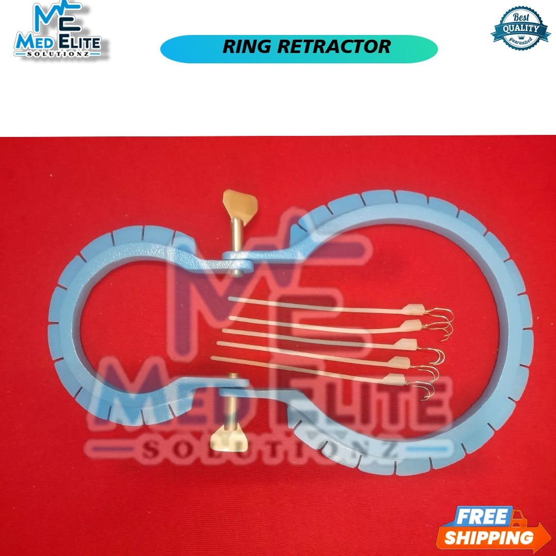 Lone Star Self-Retaining Retractor and 6 Hooks, Surgical Retractor Set ,
