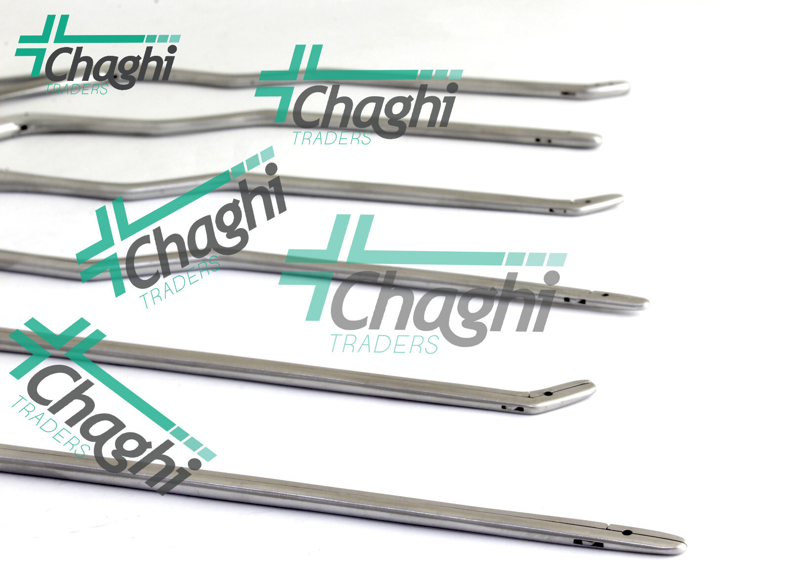 Rongeur Bayonet Disc Cushing Forceps Straight Up 2,4 mm 6 PCs Set By CHaghi Trad