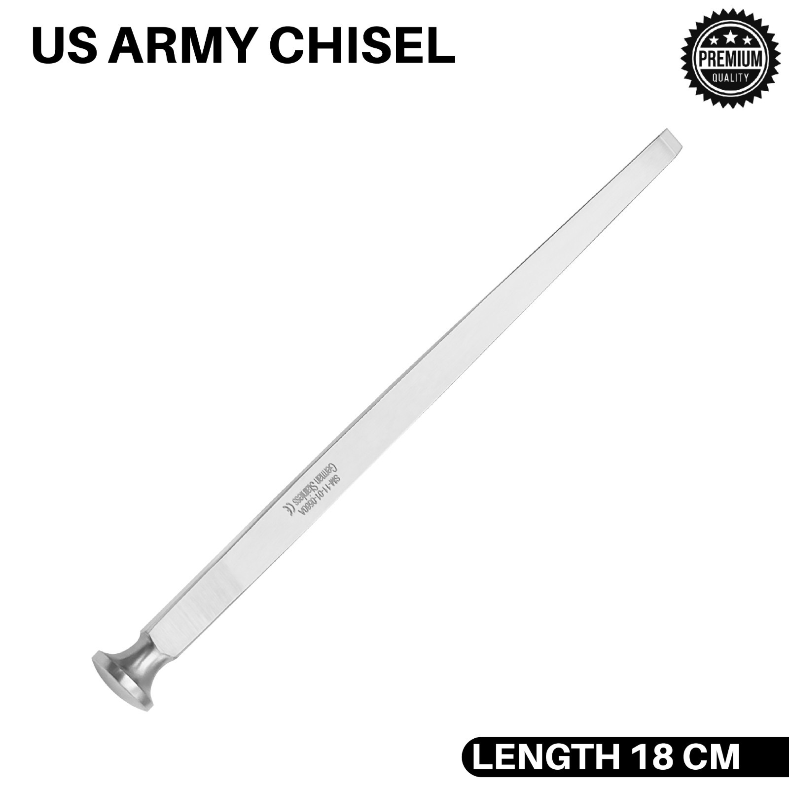 US Army Chisel 18 cm Stainless Steel Orthopedic Surgical Instrument German Grade