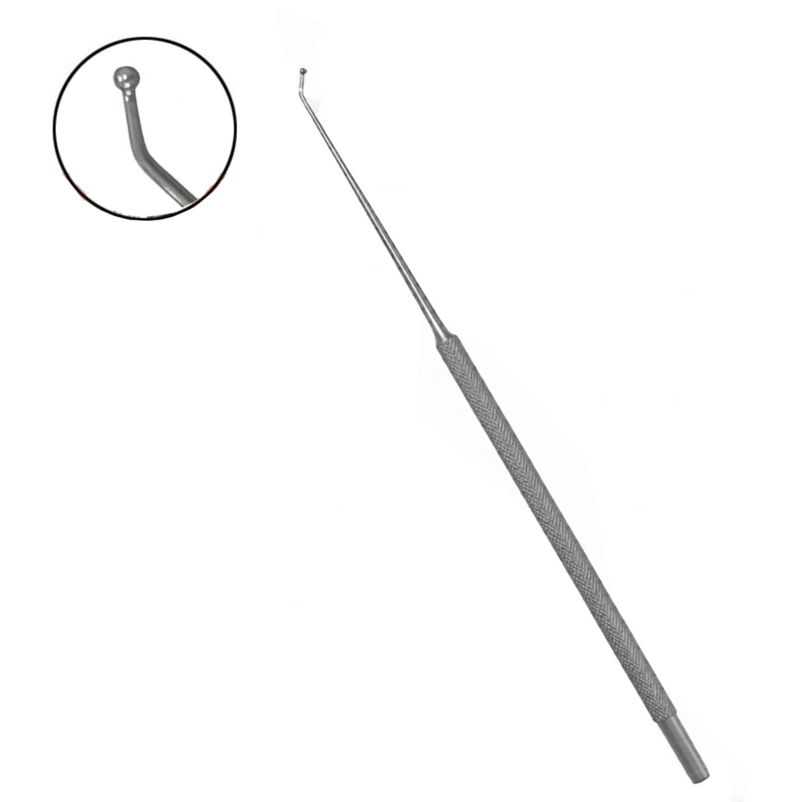 Micro Antrum Ball Probe 45° Angled 6.5″ Round Tip ENT & Neuro Surgical Instrumen