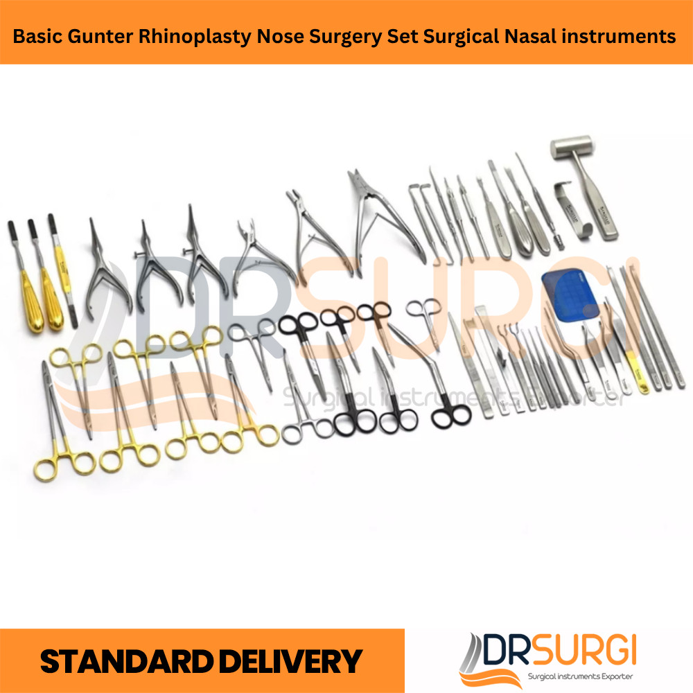 Basic Gunter Rhinoplasty Nose Surgery Set Surgical Nasal instruments Set