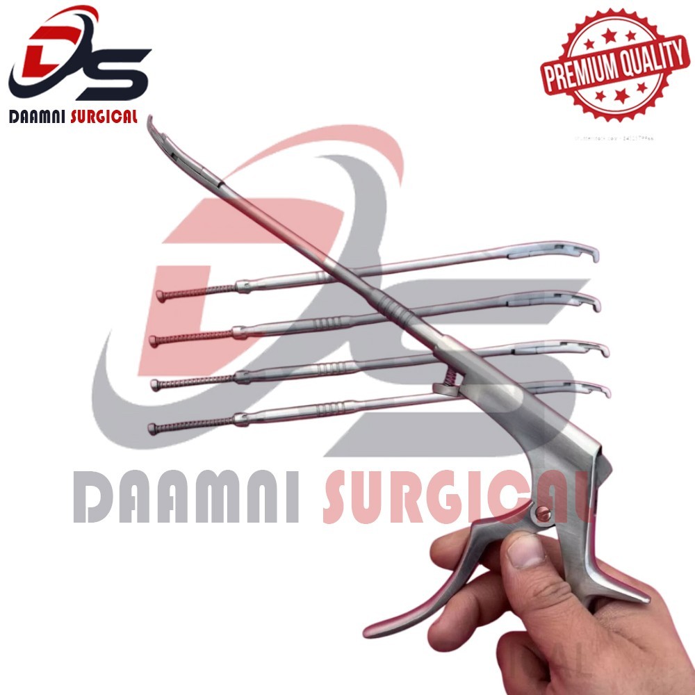 Angled Interlaminar Spine Endoscopic Set Surgical Rongeur Spine Surgery Tools