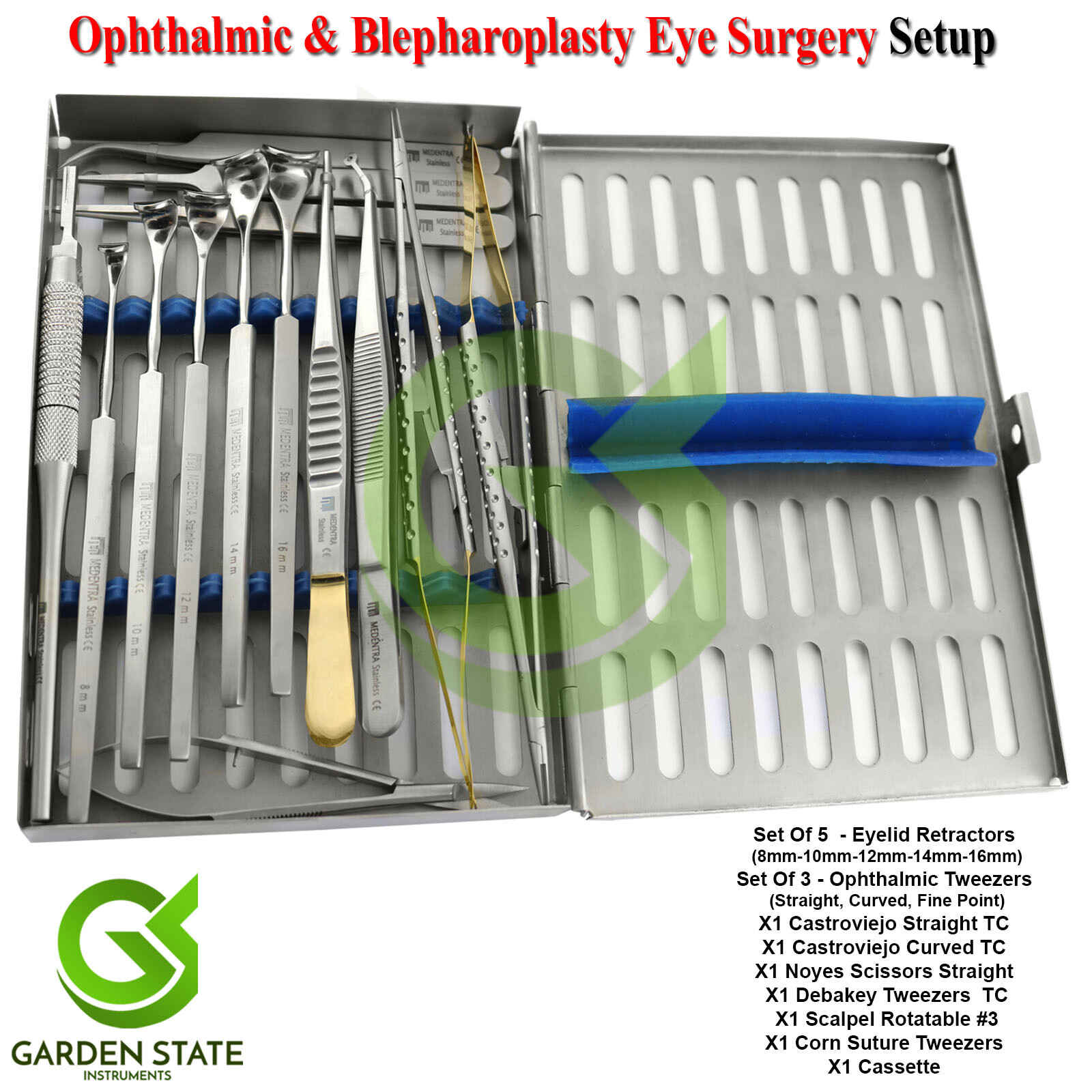 Cataract Eye Micro Surgery Kit Ophthalmic & Blepharoplasty Eyelid Surgical Set