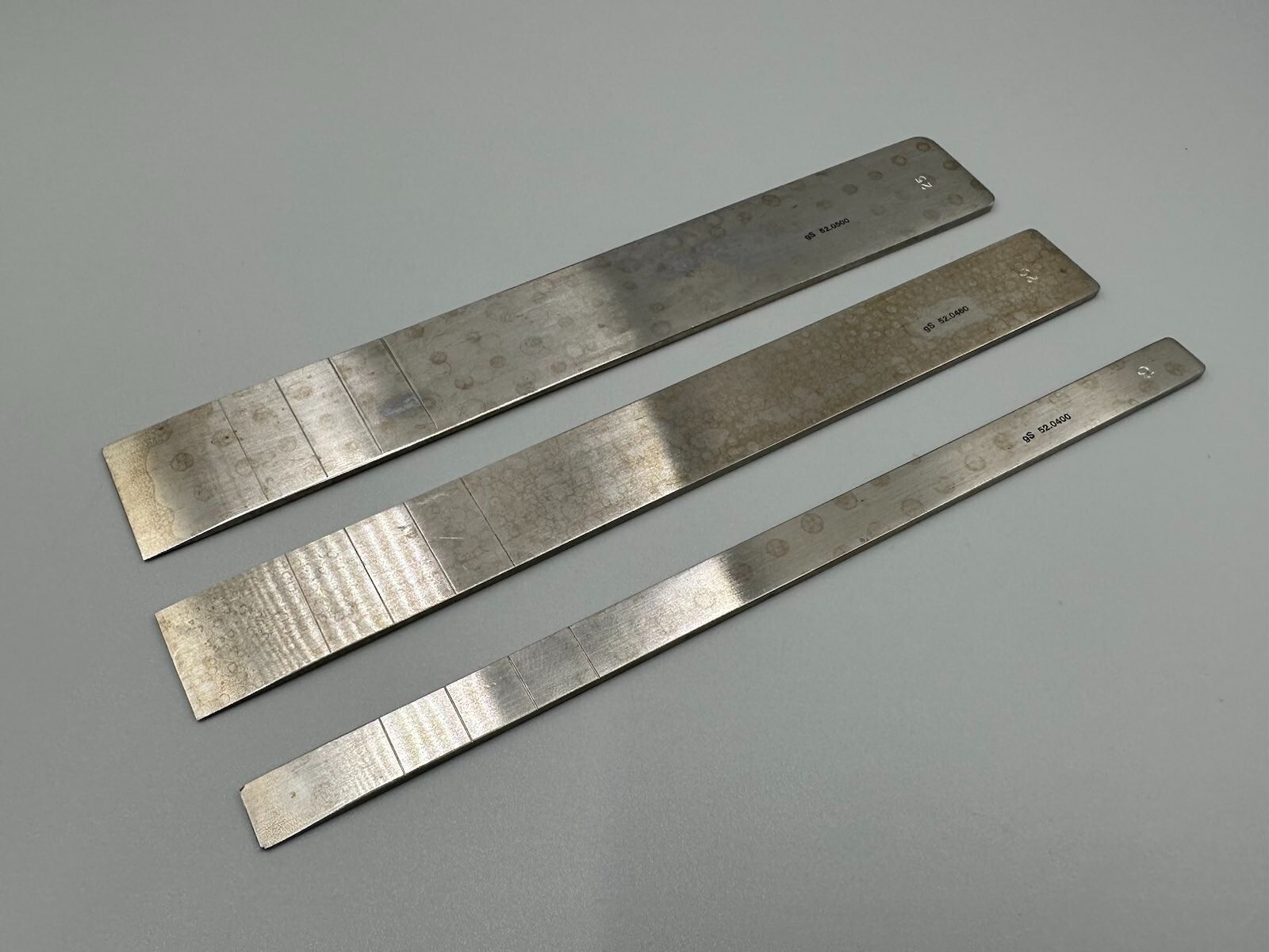 GSource Long Bevel Osteotome Set, 7″, Straight, 10mm-25mm, 52.0500, 52.0460