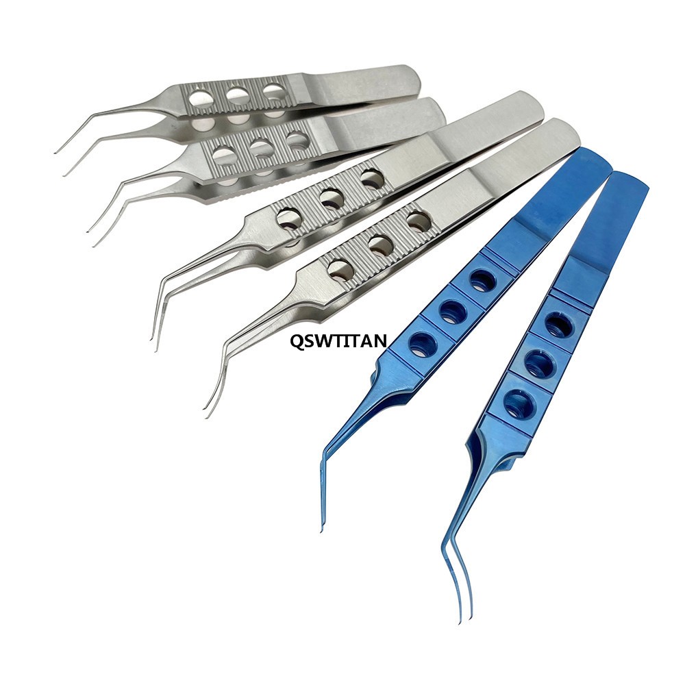 1pc Capsulorhexis Forceps Titanium Ophthalmic tweezers Surgical Instruments