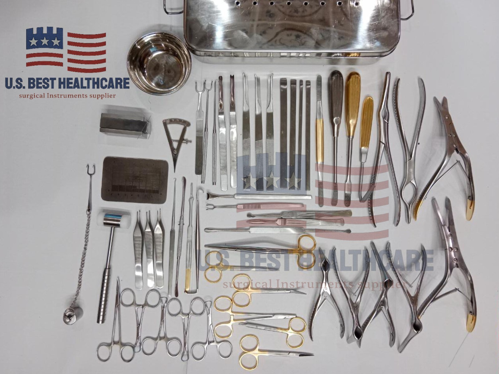 Rhinoplasty Surgical Instrument Set 50PCS German Stainless Steel Reusable ENT
