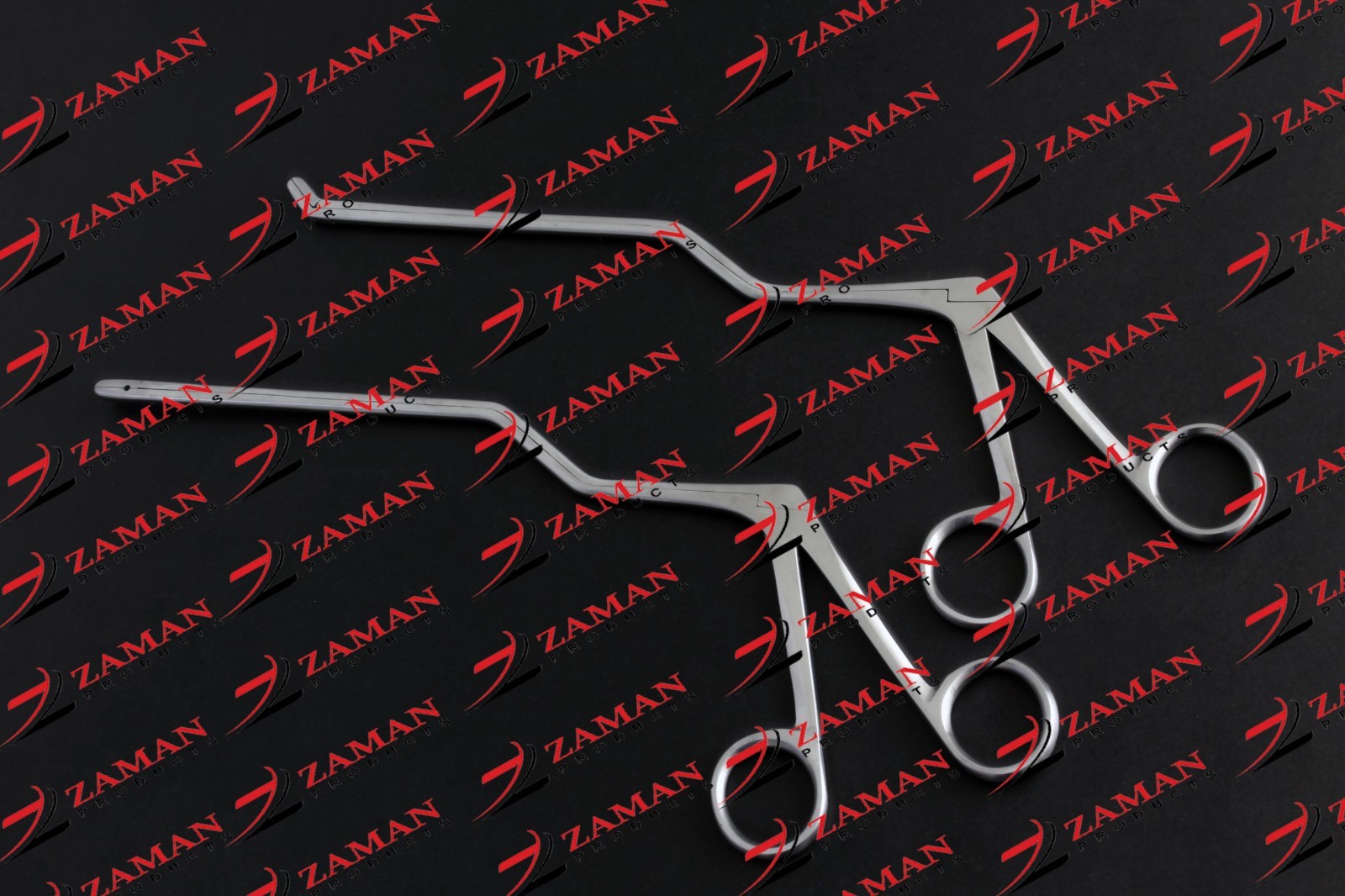 Cushing Disc Rongeur Bayonet Forceps Straight And Up 2,4 mm 6 PCs Set By ZP
