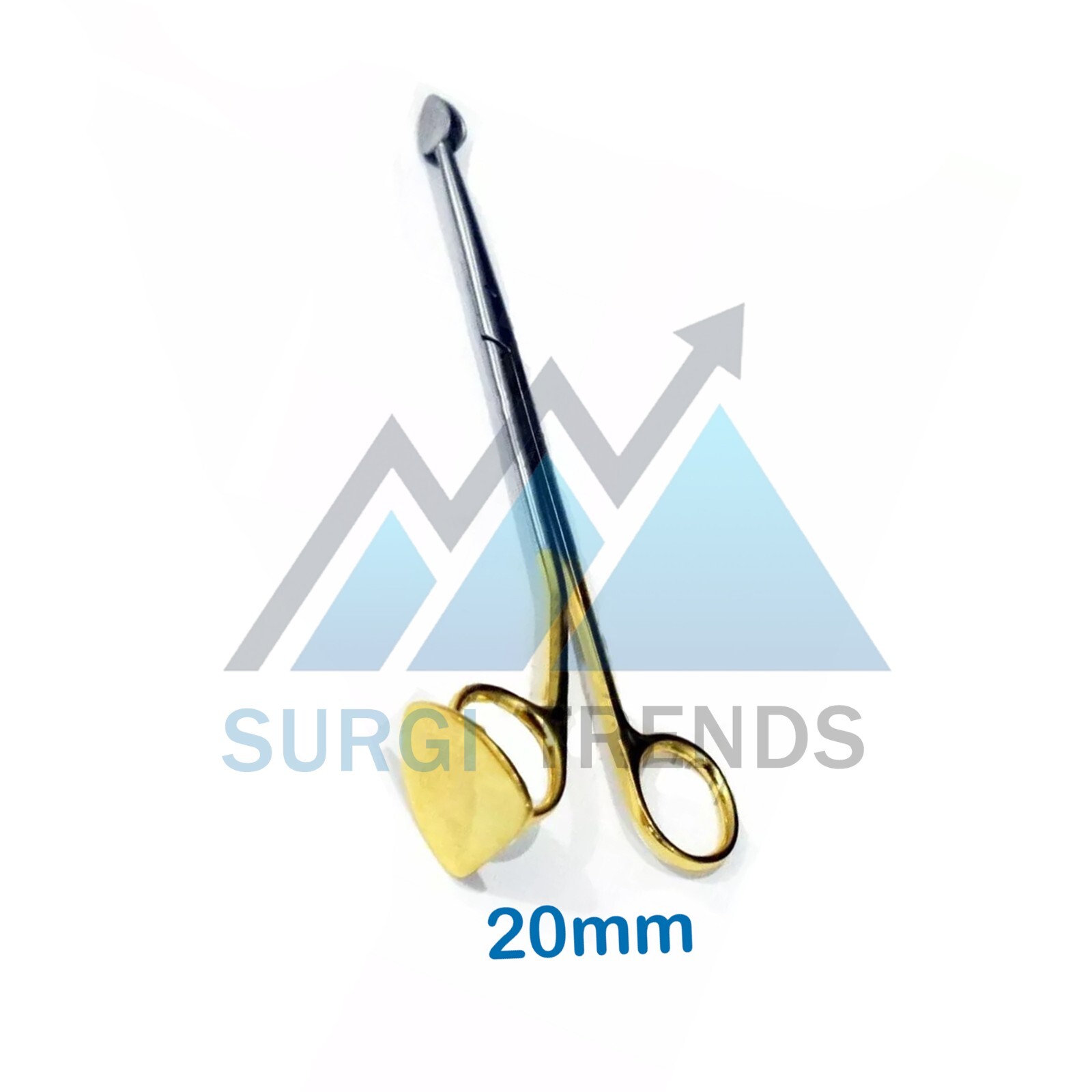 OR Grade Trepsat Facial Flap Dissector Scissors Set of 3pcs 10mm 15mm 20mm NEW