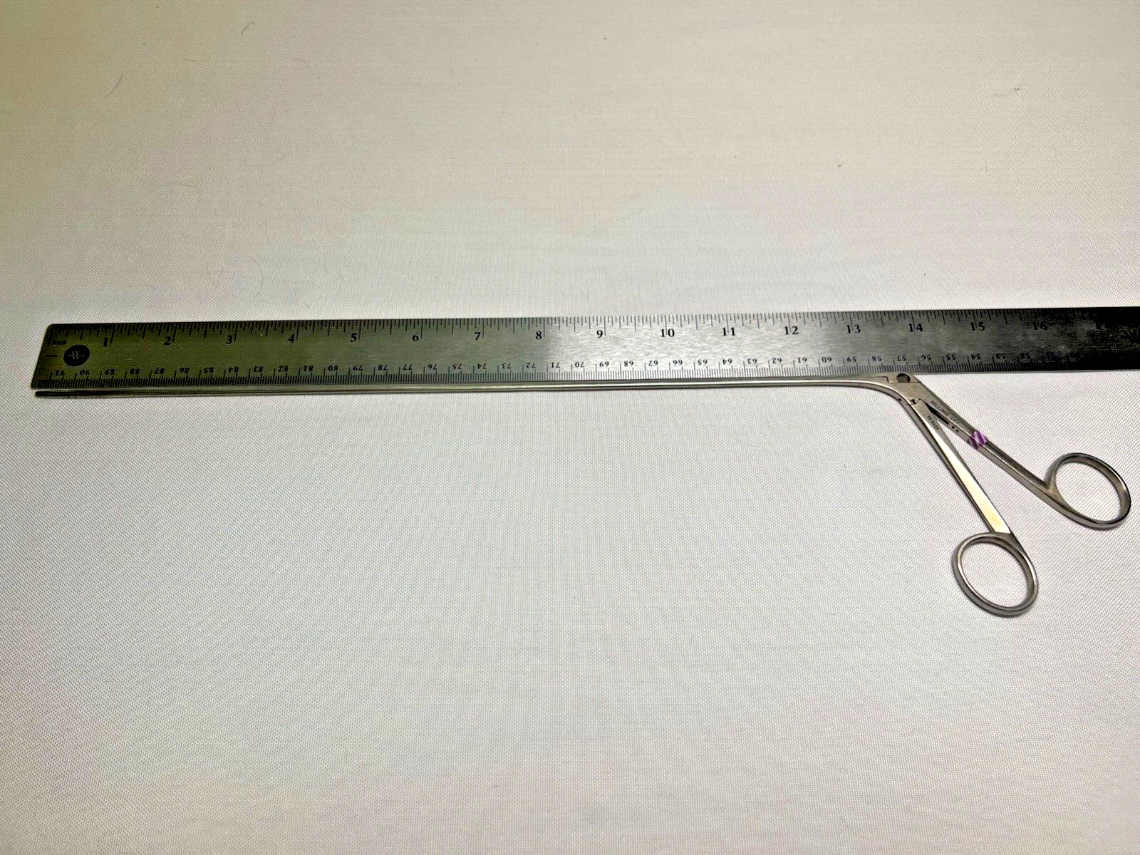 pilling 50-5433 Jackson Single-Action Alligator Grasping Forceps, Serrated Jaws