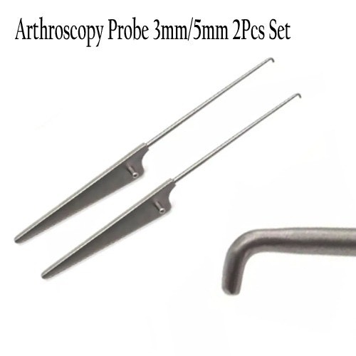 Arthroscopy Probe 3mm & 5mm 2 Pcs Set Orthopedic Surgical Instruments