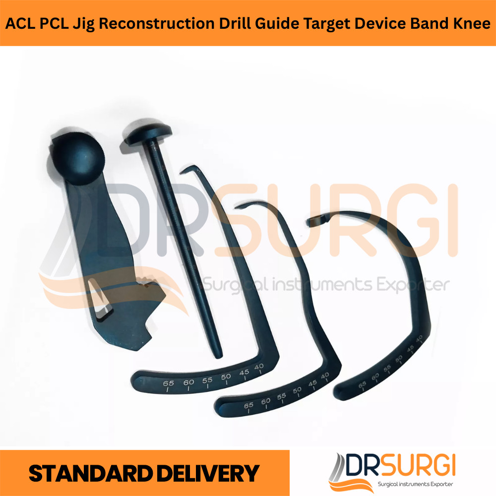 ACL PCL Jig Reconstruction Drill Guide Target Device Band Knee 5 Pcs Set
