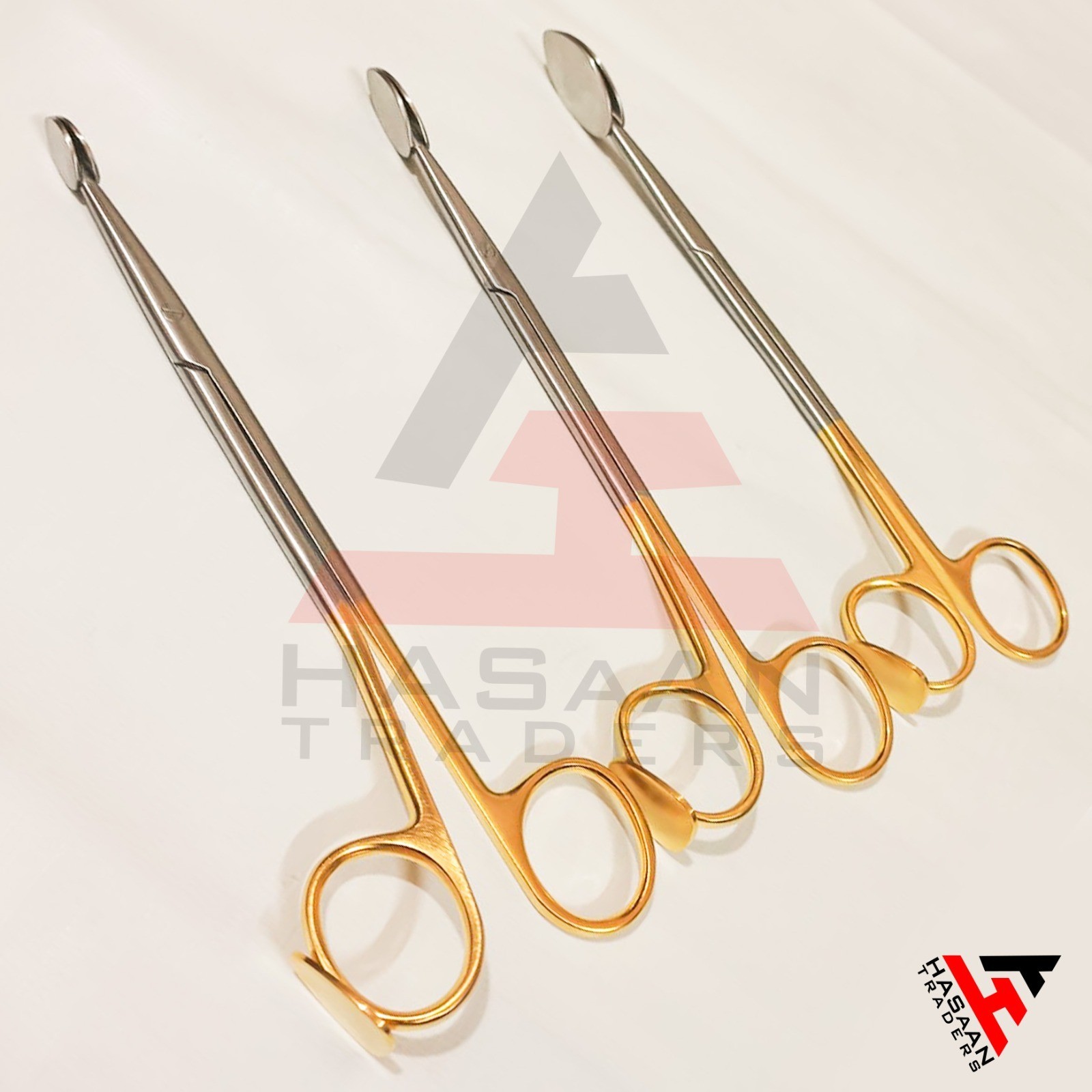 Trepsat Facial Flap dissector scissors set of 3pcs,10mm,15mm,20mm