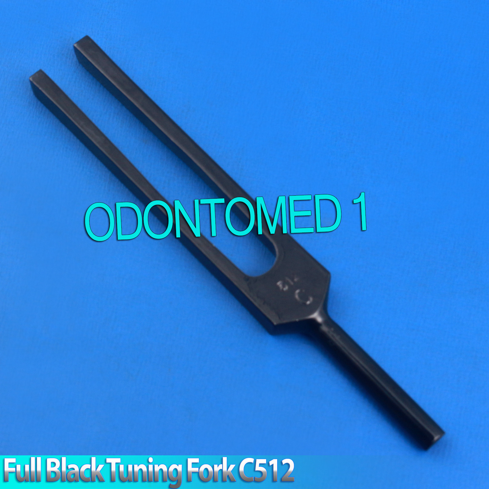 Tuning Fork C 512 Full Black SURGICAL MEDICAL INSTRUMENTS NEW