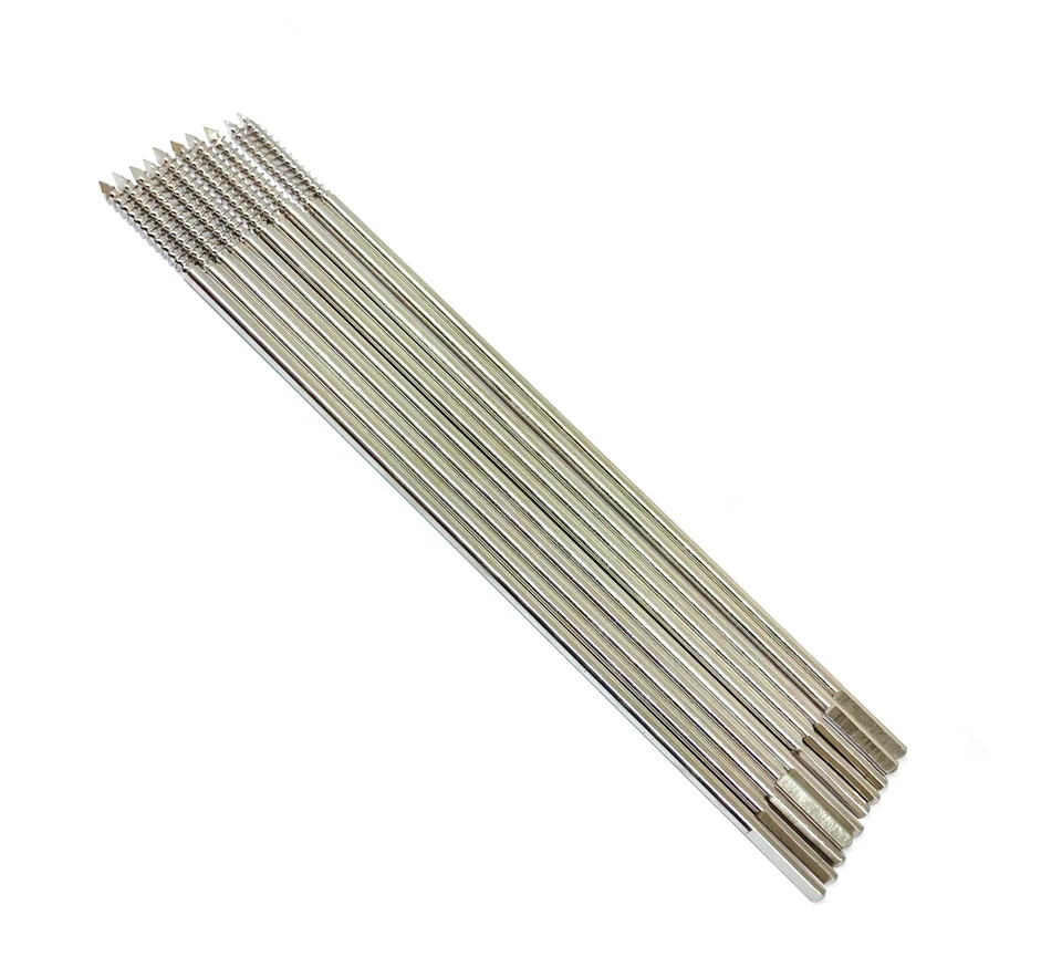 Cancellous Schanz Pin 6.5mm x 200mm Set of 50pcs Orthopedic Instruments SS