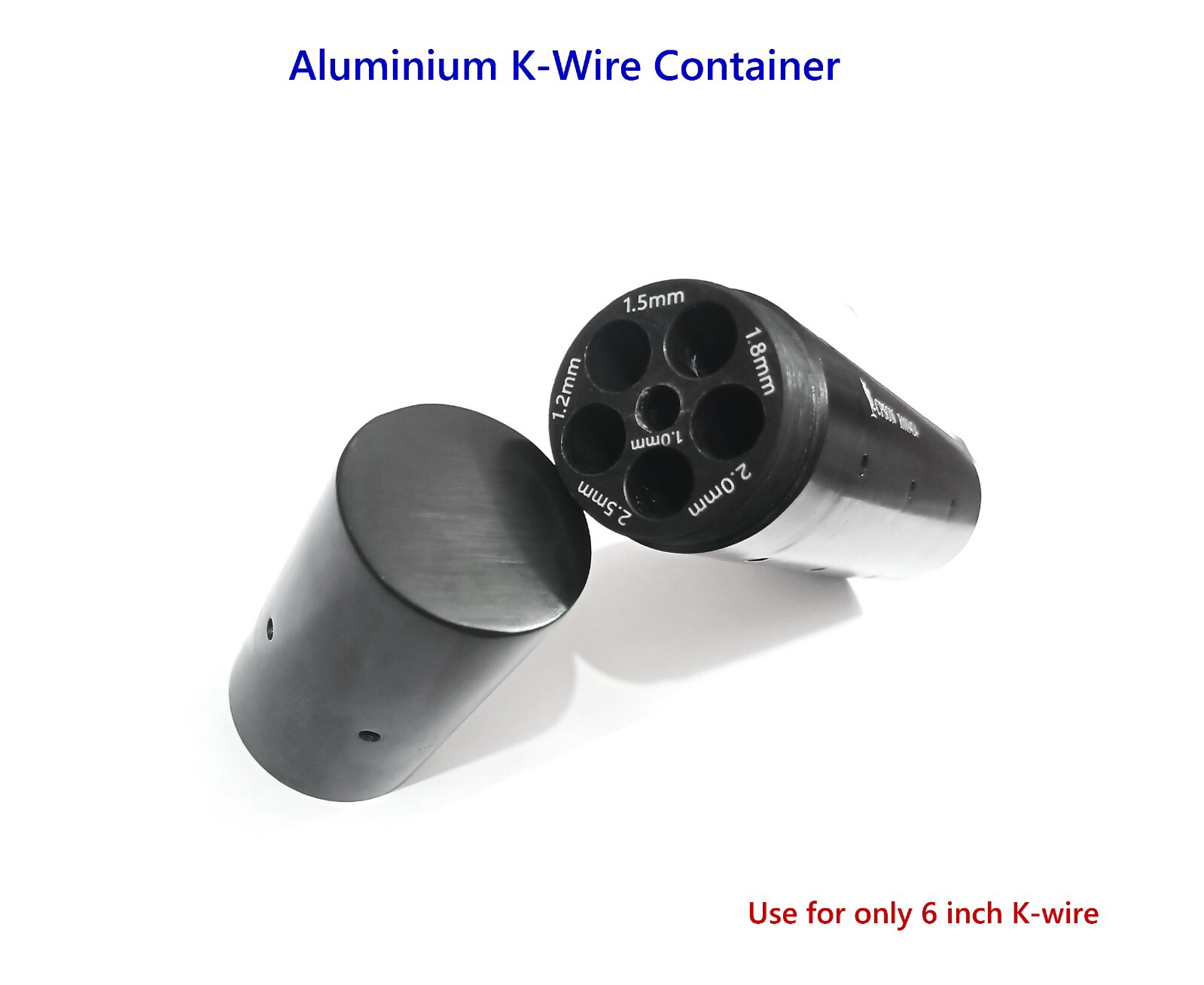 Aluminium k-wire container 6 inch veterinary surgical instrument