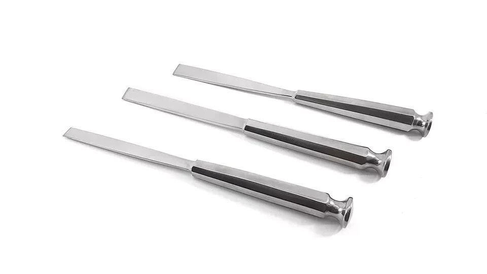 Stainless Steel Osteotom Orthopedic Surgical Instruments ((Pack Of 3))
