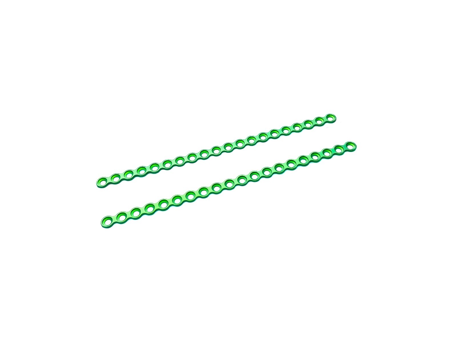 Maxillofacial 2.5mm Straight Plate 20H Plate (2pcs) with 50 Screws veterinary