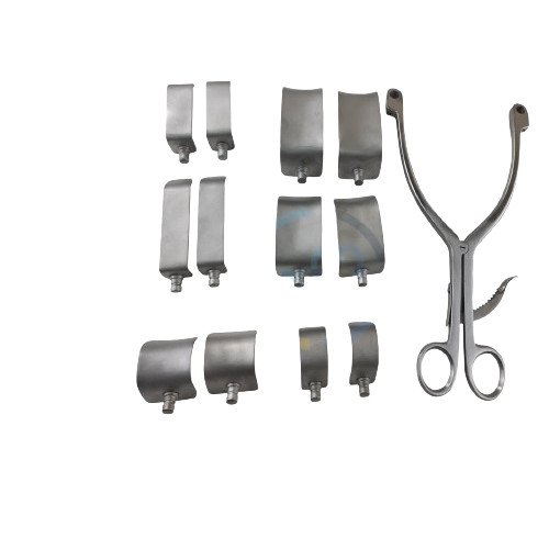 Kolbel Retractor Complete Set With 6 Blades,Surgical Orthopedic Retractor