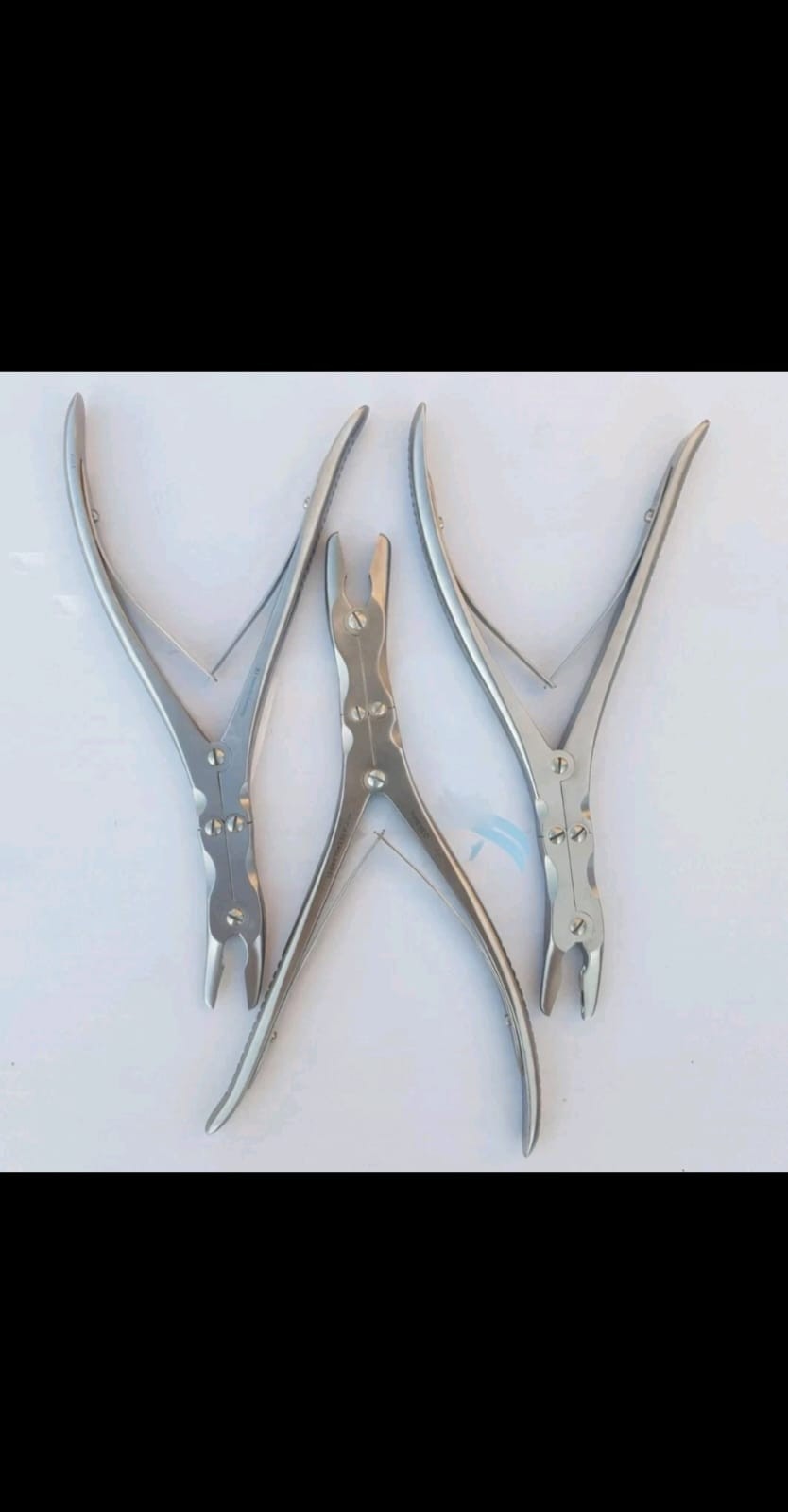 Leksell-Stille Bone Rongeur Set Of 3 Pieces Surgical Instruments