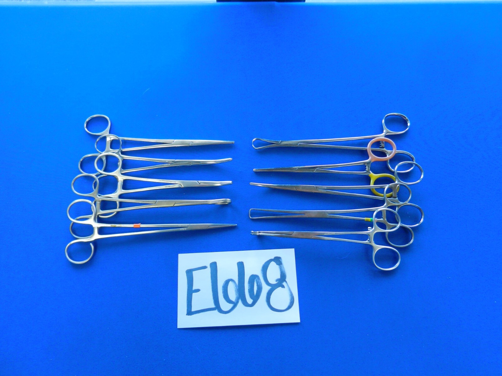 E668 Jarit Pilling Codman Lot of 10 Forceps 16-19.5cm Overall Length