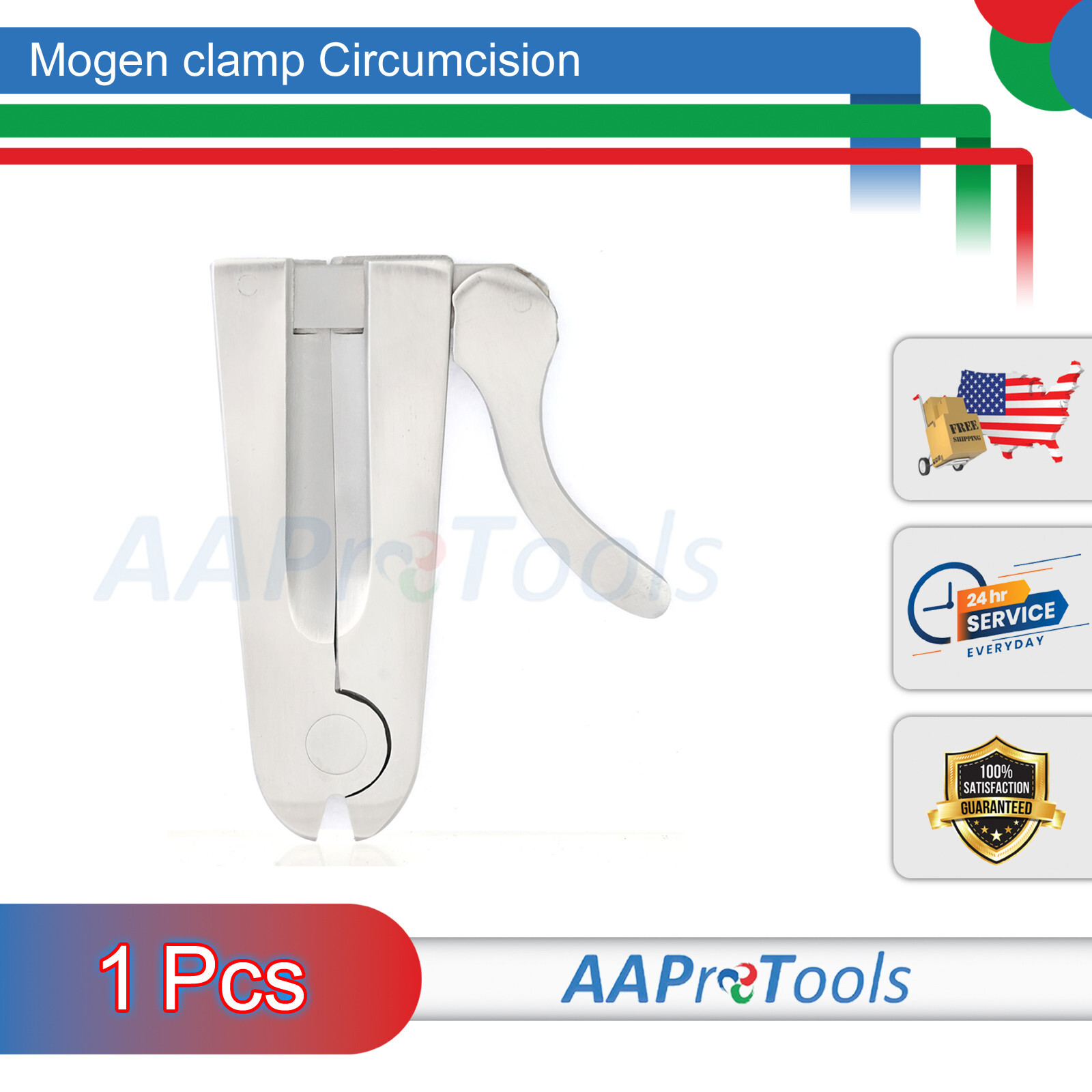 3ps Mogen clamp Circumcision Child Small boy Urology Surgical Surgery Instrument