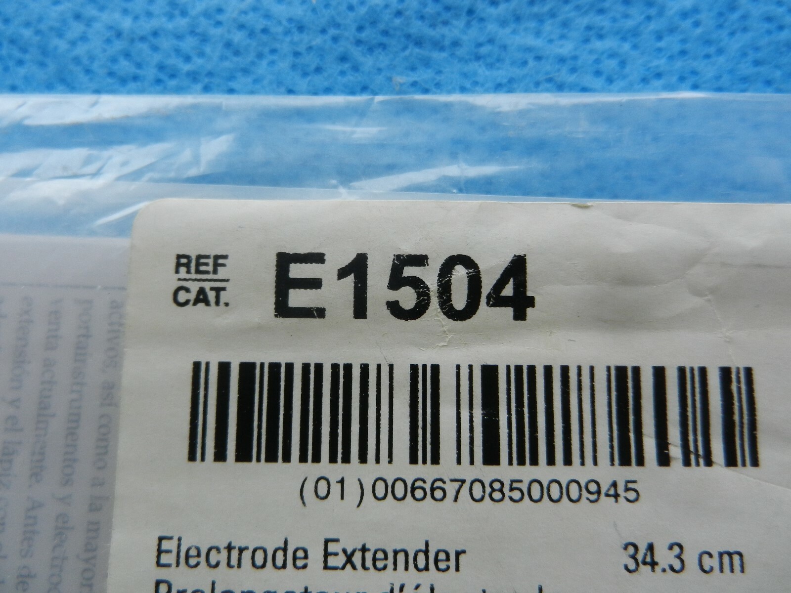 Valleylab Surgical Electrode Extender E1504 NEW!