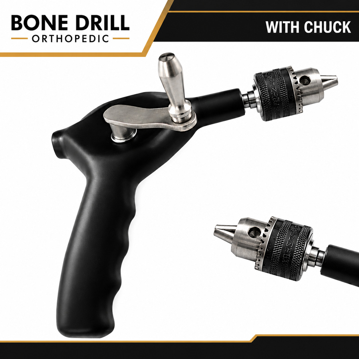 Bone Drill Surgical Medical Orthopedic with Chuck Instruments German Grade
