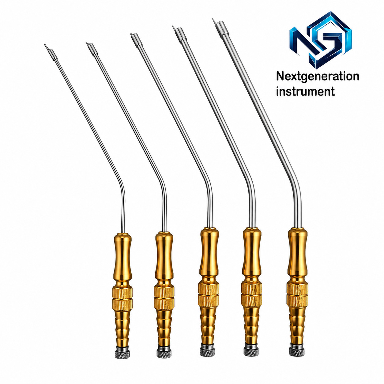 Frazier Suction Tube Set 5Pc 6-14FR Atraumatic Tip Surgical Stainless Instrument