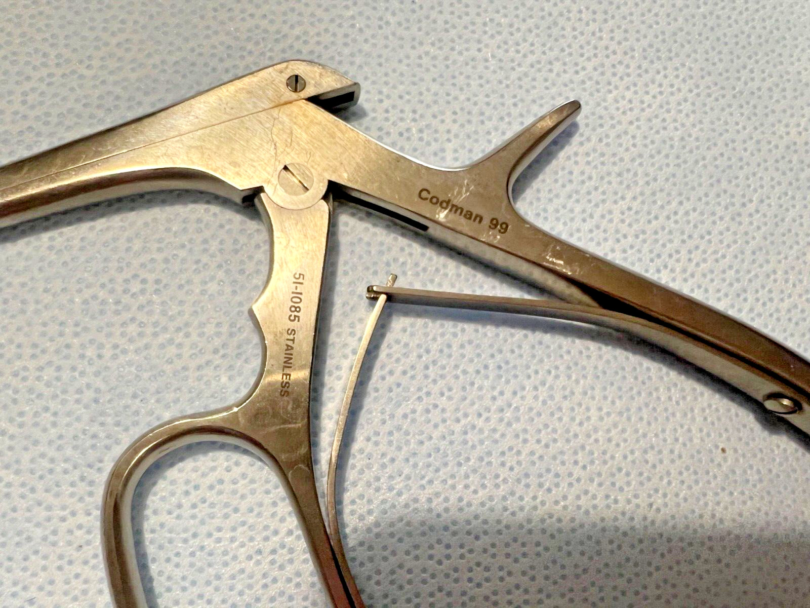 Codman 51-1085 Ferris Smith Kerrison Rongeur 3mm X 40° Up X 7″ Orthopedic Neuro