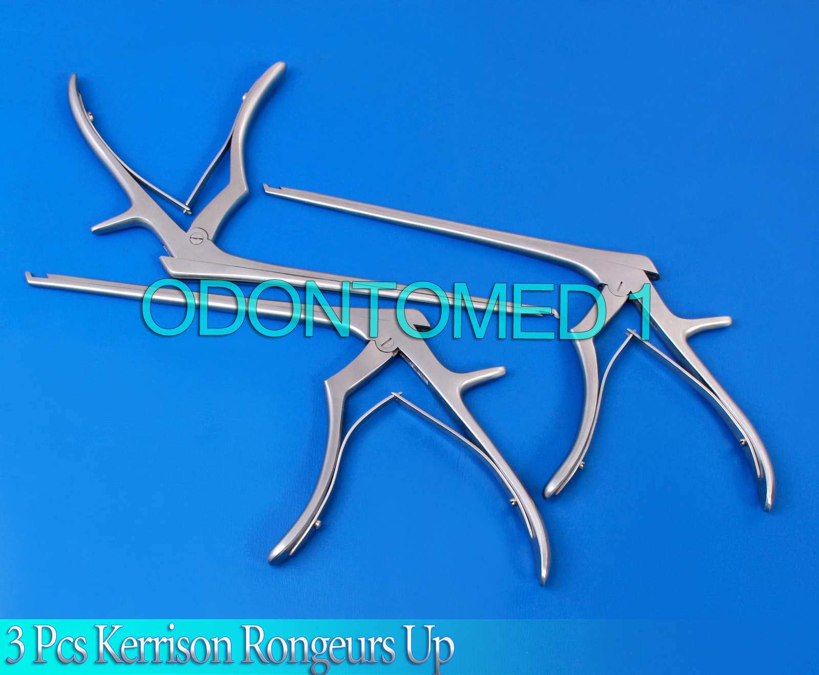 3 Pcs Set KERRISON Rongeurs 7″,1mm, 2mm, 3mm Up 45 Degree Surgical Instruments