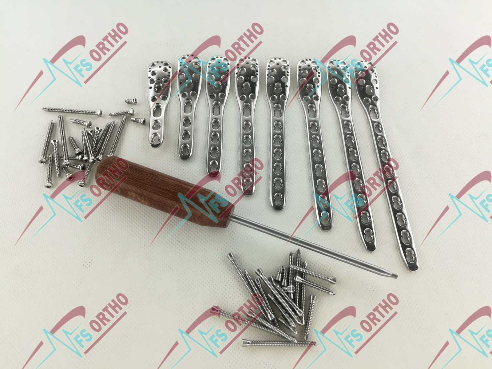 LCP Proximal Humeral PHILOS Plates 3,5,7 ,9 &11 H & LCP Screws Set of 57pcs