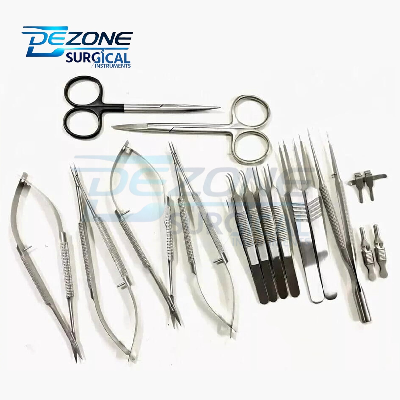 Hand Surgery Basic 17 PCS Set of Micro Surgical Instruments Stainless steel