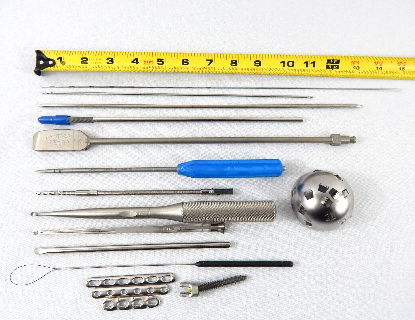 LOT OF 15 STRYKER,RICHARDS,ZIMMERR,S&N,SYNS ORTHOPEDICS INSTRUMENTS QTY-15