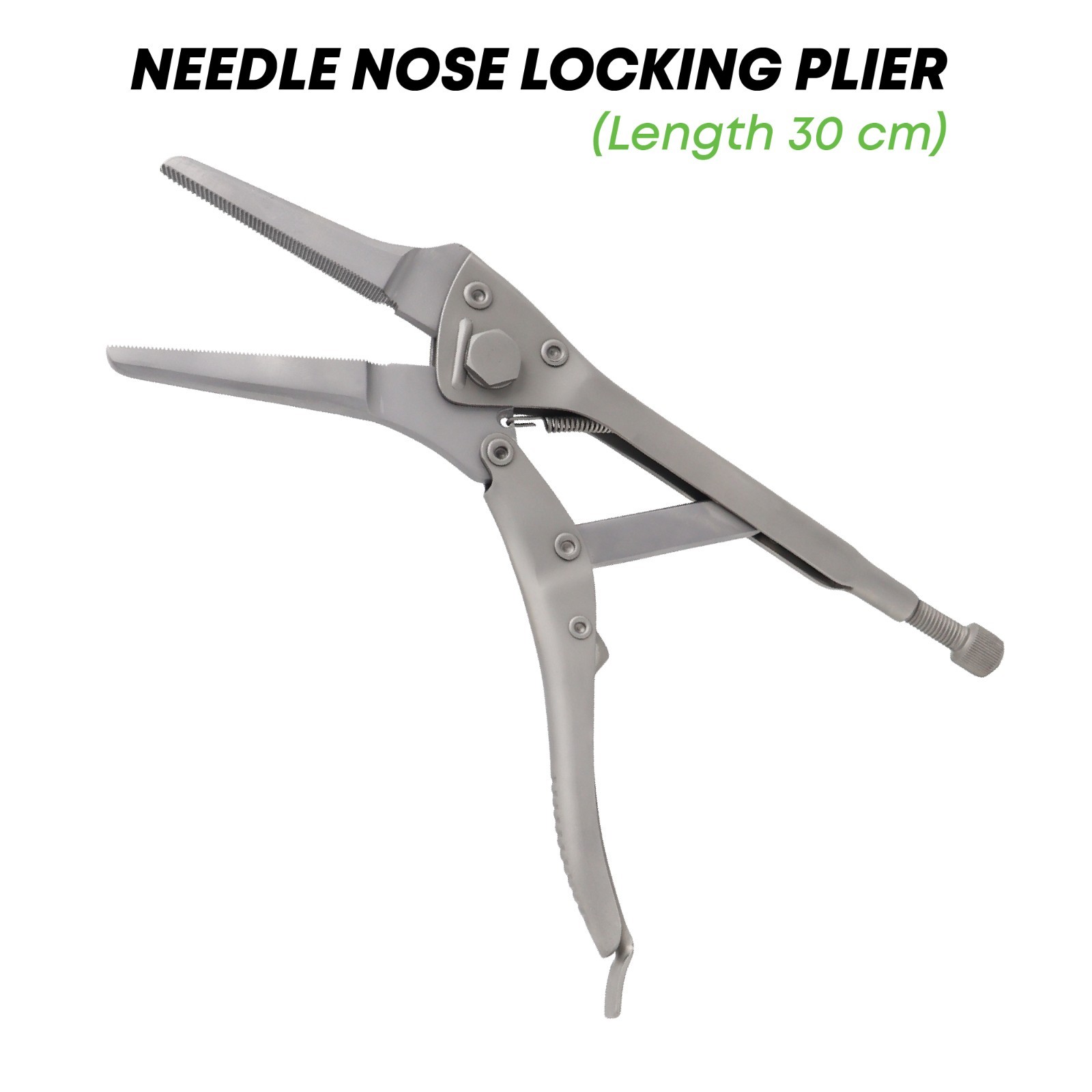 Needle Nose Locking Plier 30 cm Stainless Steel Surgical Instruments