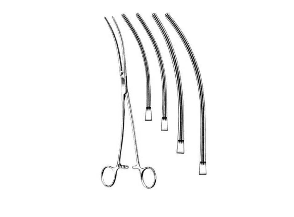 24-1412 Integra Miltex Premium Debakey Clamp, 13″, Curved, Jaw Length 4-7/8″ NEW