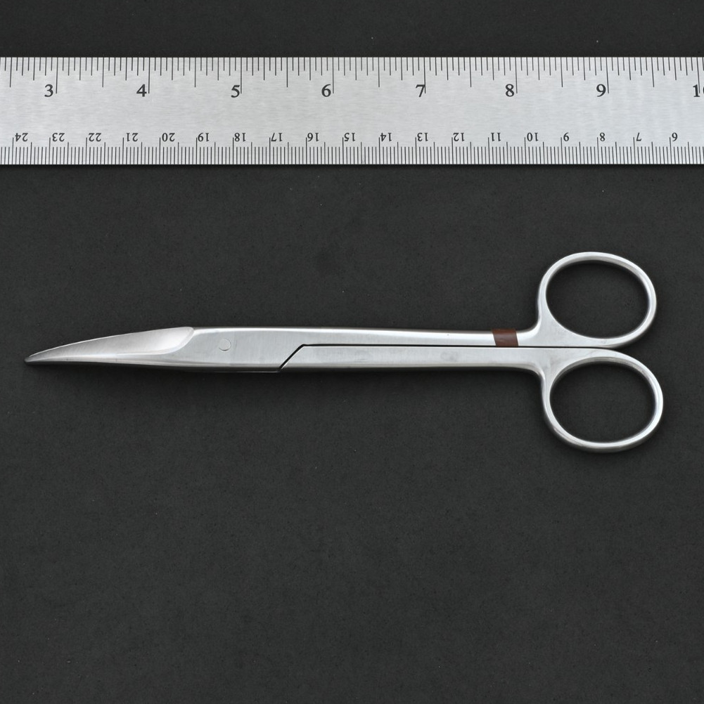 Aesculap BC557R Mayo Dissecting Scissors Curved B/B 6¾ in Beveled Blade