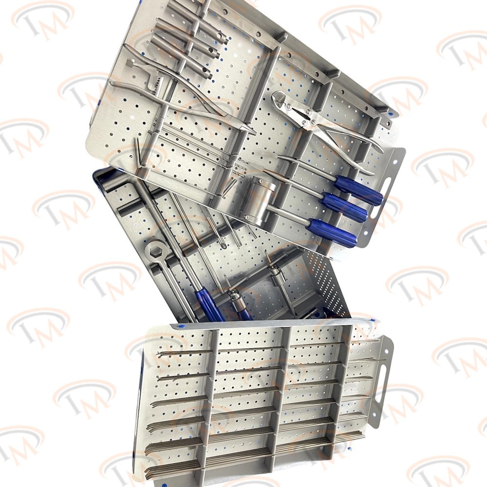 Elastic Nails Instrument Set and Nails (1.5 to 4mm Titanium) Good Quality 51 Pcs