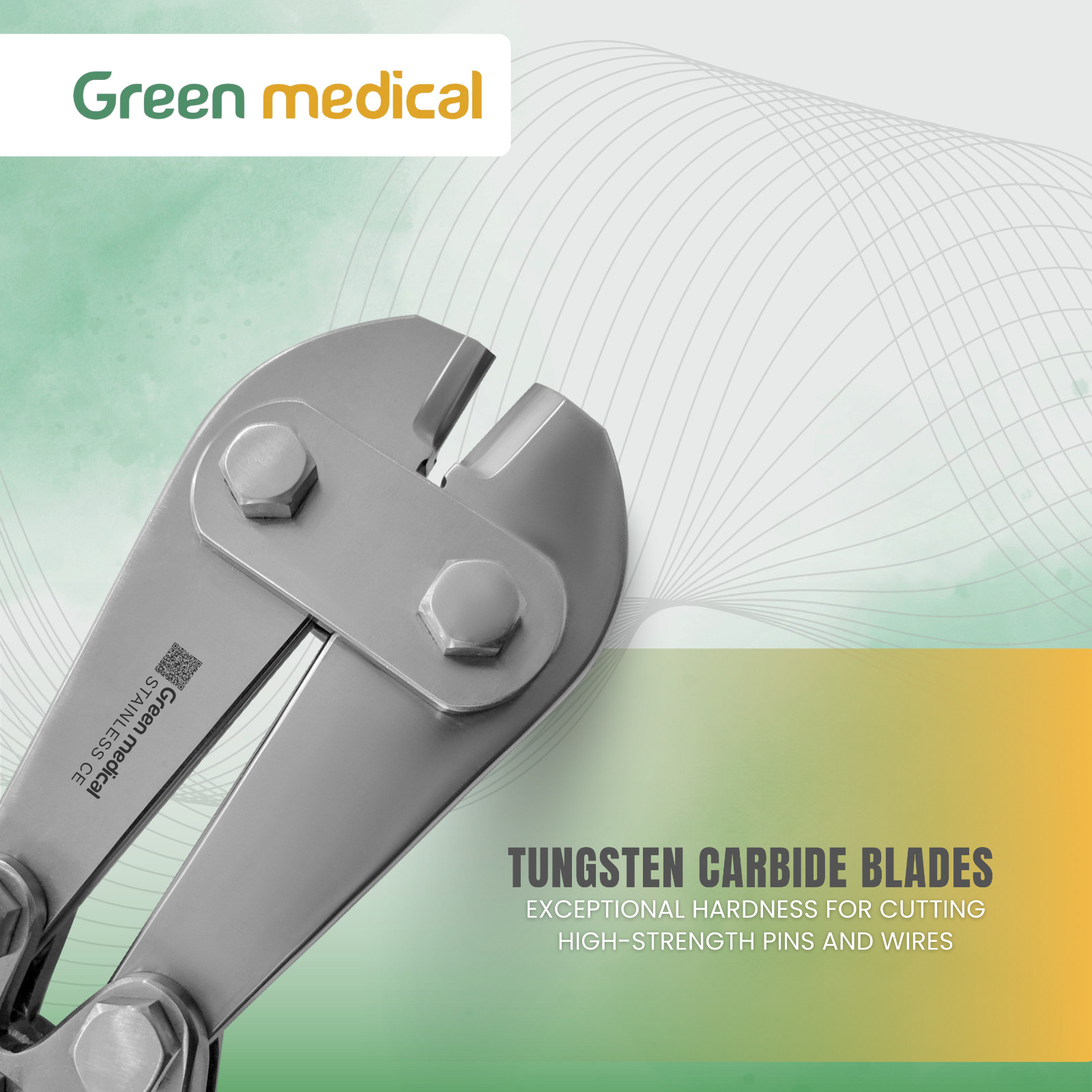 T/C Pin & Wire Cutter 18.5″ | Heavy-Duty Orthopedic Instrument German Grade